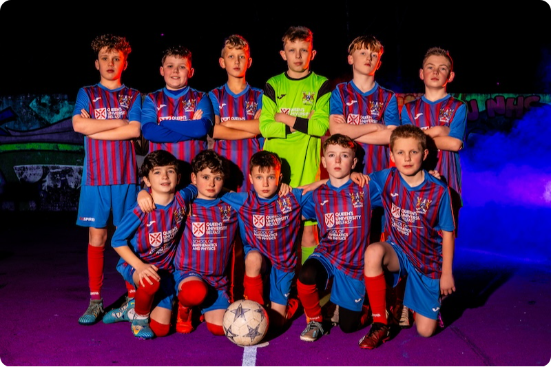 An image of the Ards FC Youth team