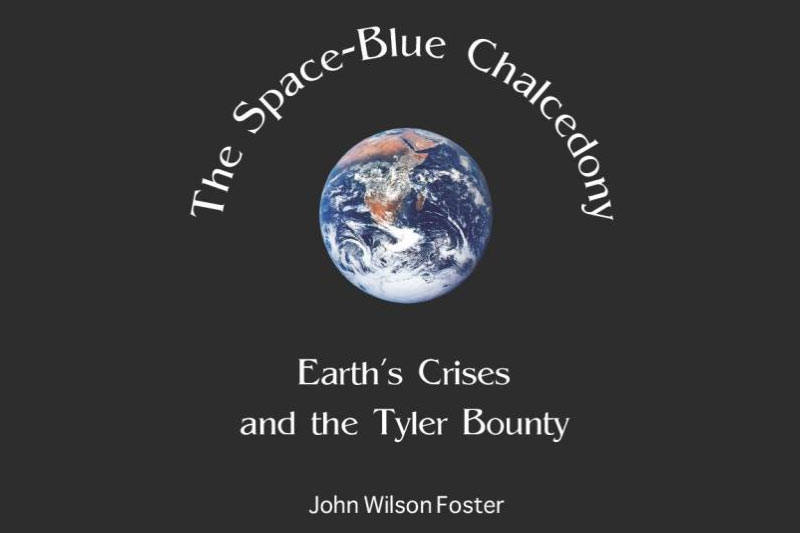 Book cover for The Space-Blue Chalcedony