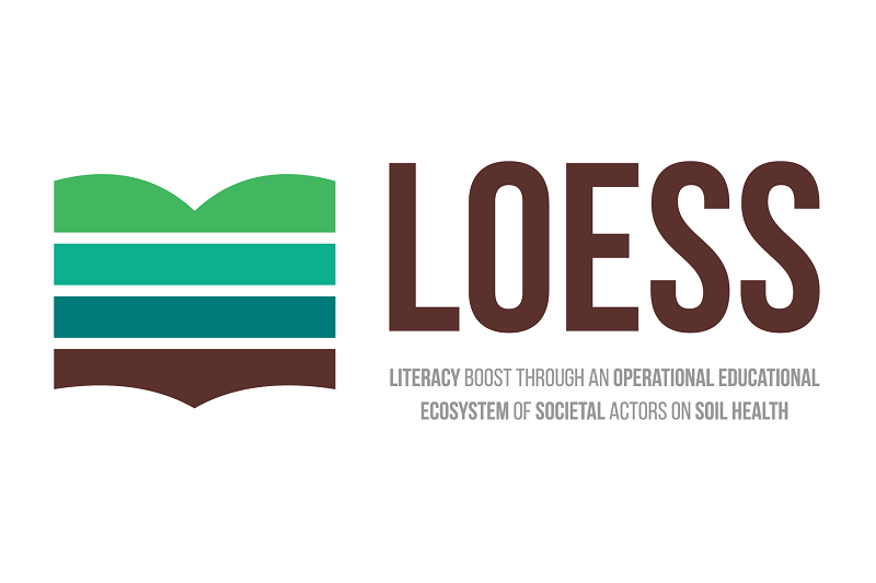 logo for LOESS - Literacy Boost through an Operational Educational Ecosystem of Societal Actors on Soil Health